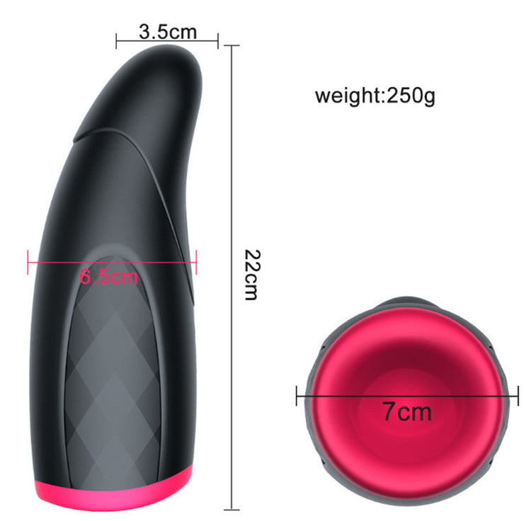 Male masturbation cup with heating function